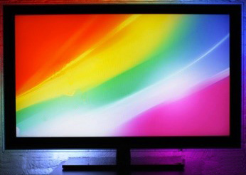 What is a backlight in an LED TV?